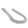 Thumbnail Image 1 of 1 CT. T.W. Diamond Accent Cascading Bracelet in Sterling Silver - 7.5"