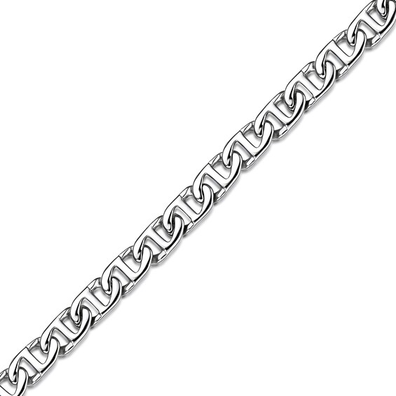 Men's 10.0mm Mariner Link Necklace in Stainless Steel - 22"