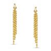 Thumbnail Image 1 of Rope Tassel Drop Earrings in 10K Gold