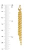 Thumbnail Image 1 of Rope Tassel Drop Earrings in 10K Gold