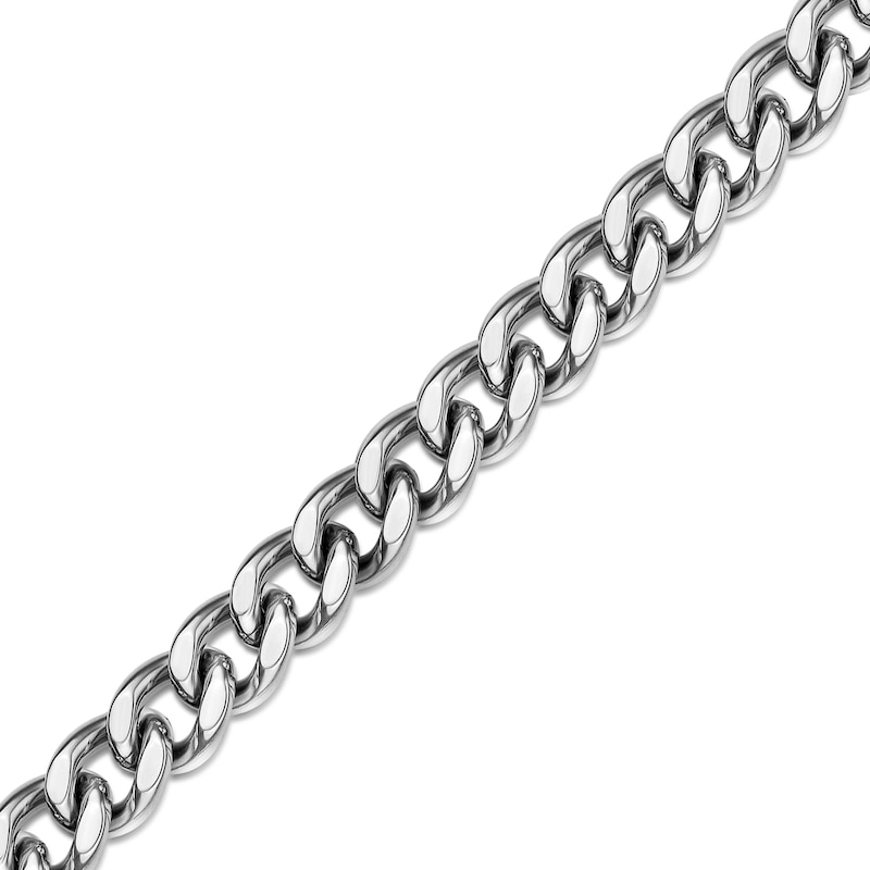 Men's 12.0mm Curb Chain Necklace in Stainless Steel - 22