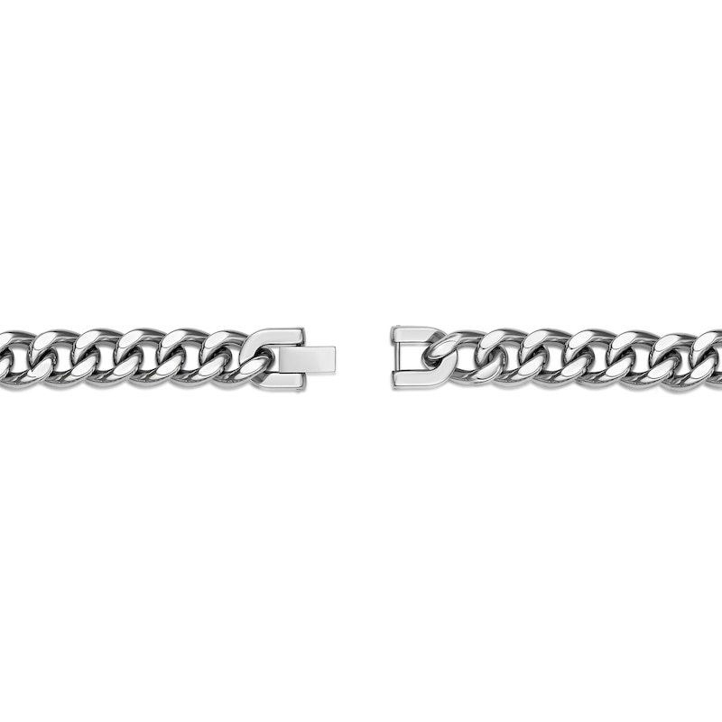 Men's 12.0mm Curb Chain Necklace in Stainless Steel - 22"