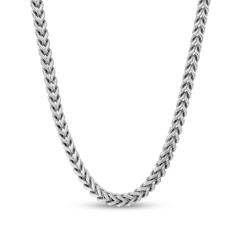 Men's 6.5mm Foxtail Chain Necklace in Stainless Steel - 22"