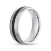 Thumbnail Image 1 of Men's 7.0mm Two-Tone Stainless Steel Band
