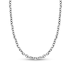 Thumbnail Image 1 of Men's 7.5mm Link Necklace in Stainless Steel - 22"