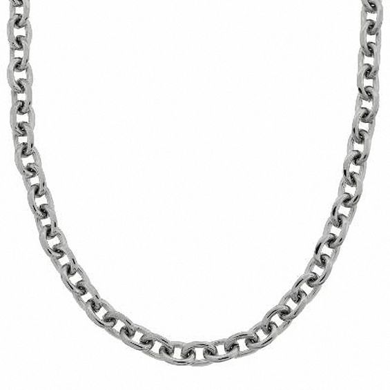 Fashion Fashion Silver Long Grid Men's Lady's Accessories Necklace 5MM 18" 
