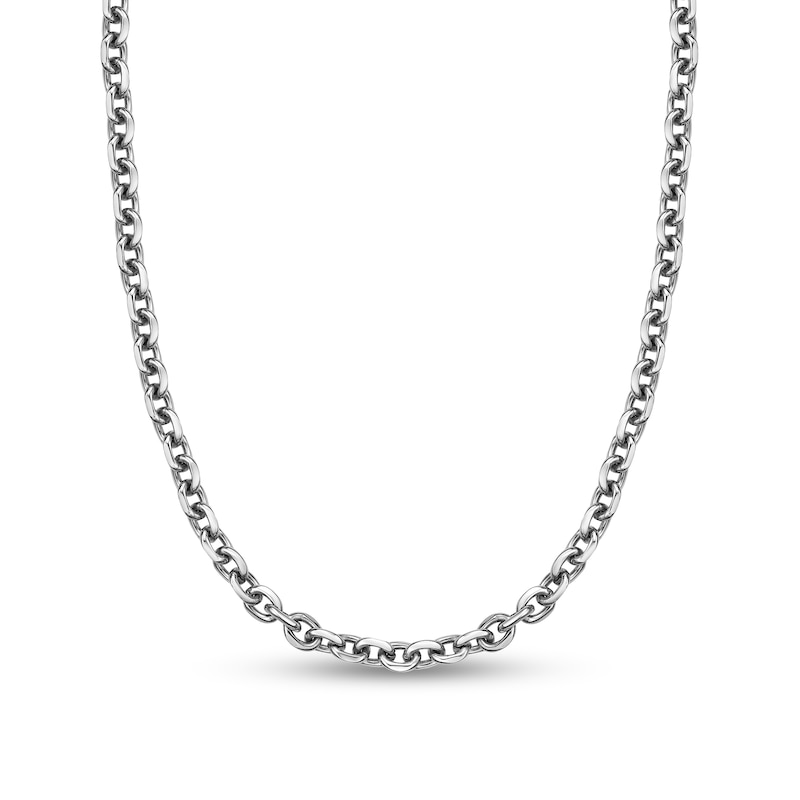 Men's 7.5mm Link Necklace in Stainless Steel - 22"