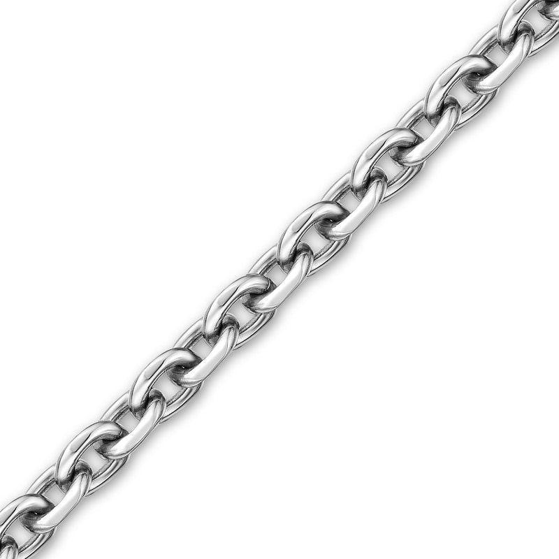 Men's 7.5mm Link Necklace in Stainless Steel - 22"