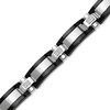 Thumbnail Image 1 of 1/4 CT. T.W. Diamond Bracelet in Two-Tone Stainless Steel - 8.25"