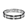 Thumbnail Image 2 of 1/4 CT. T.W. Diamond Bracelet in Two-Tone Stainless Steel - 8.25"