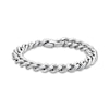 Thumbnail Image 1 of Men's 12.0mm Curb Chain Bracelet in Stainless Steel - 9.0"