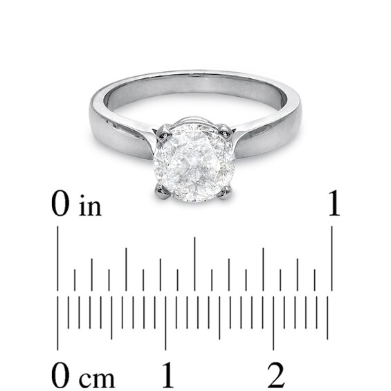 1-1/2 CT. T.w. Trillion-Cut Quad Diamond Engagement Ring in 18K White Gold