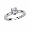 Thumbnail Image 1 of 1-3/4 CT. T.W. Trillion-Cut Quad Diamond Engagement Ring in 18K White Gold