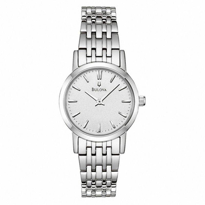 Main Image 1 of Ladies' Bulova Watch with Silver-Tone Dial (Model: 96L131)