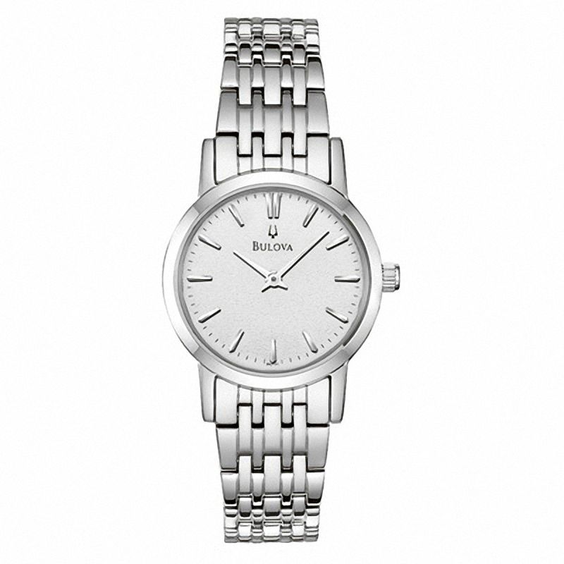 Ladies' Bulova Watch with Silver-Tone Dial (Model: 96L131)