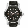 Thumbnail Image 1 of Men's Bulova Marine Star Diamond Accent Strap Watch with Black Dial (Model: 98D117)