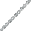 Thumbnail Image 0 of 1/3 CT. T.W. Diamond Figure Eight Bracelet in Sterling Silver
