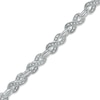 Thumbnail Image 1 of 1/3 CT. T.W. Diamond Figure Eight Bracelet in Sterling Silver