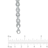 Thumbnail Image 2 of 1/3 CT. T.W. Diamond Figure Eight Bracelet in Sterling Silver