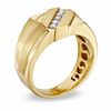 Thumbnail Image 2 of 1/3 CT. T.W. Diamond Five Stone Slant Wedding Band in 10K Gold