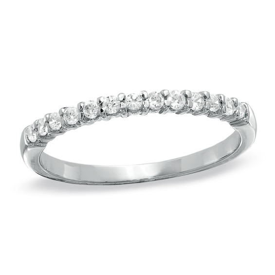 1/4 CT. T.w. Diamond Band in 10K White Gold