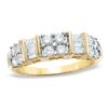 Thumbnail Image 0 of 1 CT. T.W. Diamond Clover Band in 10K Gold