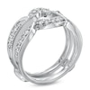 Thumbnail Image 1 of 1/3 CT. T.W. Diamond Vintage Solitaire Enhancer in 14K White Gold