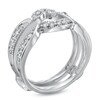 Thumbnail Image 1 of 1/3 CT. T.W. Diamond Vintage Solitaire Enhancer in 14K White Gold