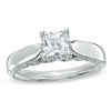 Thumbnail Image 1 of 1 CT. T.W. Princess-Cut Diamond Solitaire Engagement Ring in 14K White Gold (I-J/I2)