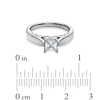 Thumbnail Image 2 of 1 CT. T.W. Princess-Cut Diamond Solitaire Engagement Ring in 14K White Gold (I-J/I2)
