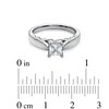 Thumbnail Image 3 of 1 CT. T.W. Princess-Cut Diamond Solitaire Engagement Ring in 14K White Gold (I-J/I2)