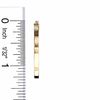 Thumbnail Image 2 of 32.0mm Diamond-Cut Inverted Square Hoop Earrings in 14K Gold