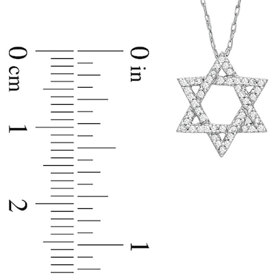 0.9 10K Two-tone Gold Star of David Heart Charm Pendant 0.9 10K Two-tone Gold Star of David Heart Charm Pendant
