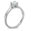 Thumbnail Image 2 of 1/2 CT. Certified Diamond Solitaire Engagement Ring in 14K White Gold (I/SI2)