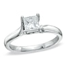 Thumbnail Image 0 of 3/4 CT. Certified Princess-Cut Diamond Solitaire Engagement Ring in 14K White Gold (I/SI2)