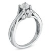 Thumbnail Image 1 of 1 CT. T.W. Diamond Solitaire Twist Engagement Ring in 14K White Gold