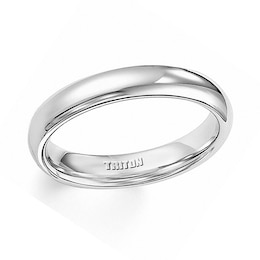 Triton 4.0mm Comfort Fit Tungsten Wedding Band