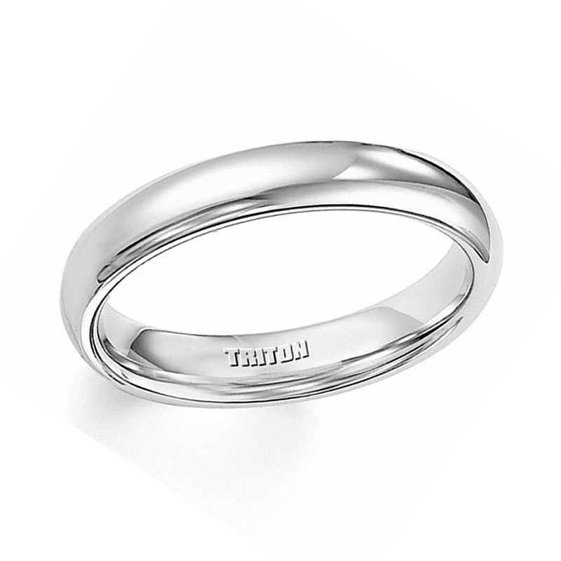 Triton Men's 4.0mm Comfort Fit Tungsten Wedding Band