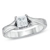 Thumbnail Image 1 of 1 CT. T.W. Princess-Cut Diamond Solitaire Engagement Ring in 14K White Gold