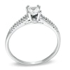 Thumbnail Image 1 of 1/3 CT. T.W. Princess-Cut Diamond Split Shank Engagement Ring in 10K White Gold
