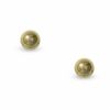Thumbnail Image 1 of 4.0mm Polished Ball Stud Earrings in 14K Gold