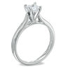 Thumbnail Image 2 of 1/2 CT. Certified Princess-Cut Diamond Solitaire Engagement Ring in 14K White Gold (F/I1)