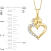 Thumbnail Image 2 of Diamond Accent Motherly Love Pendant in 10K Gold