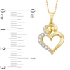 Thumbnail Image 1 of Diamond Accent Motherly Love Pendant in 10K Gold