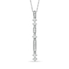 Thumbnail Image 1 of 1/4 CT. T.W. Diamond Dangle Pendant in 10K White Gold