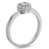 Thumbnail Image 2 of 1/4 CT. T.W. Multi-Diamond Frame Ring in 10K White Gold