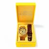 Thumbnail Image 1 of Men's Invicta II Collection Automatic Gold-Tone Watch with Interchangeable Straps Boxed Set (Model: 0373)