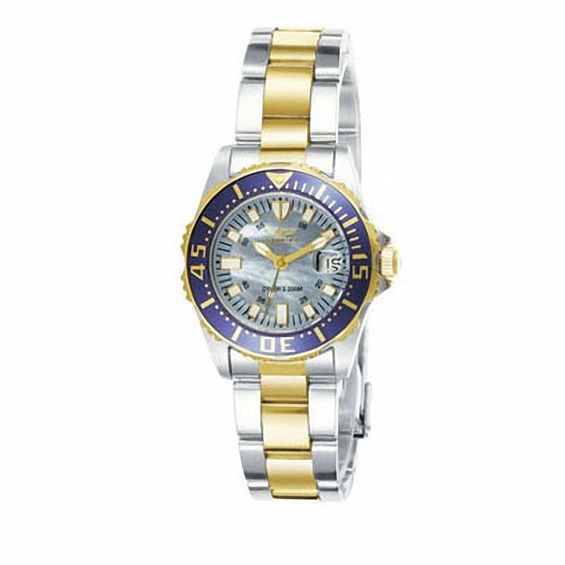 Invicta grand diver hotsell mother of pearl