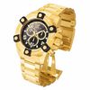 Thumbnail Image 1 of Men's Invicta Reserve Chronograph Gold-Tone Watch with Black Mother-of-Pearl Dial (Model: 0340)