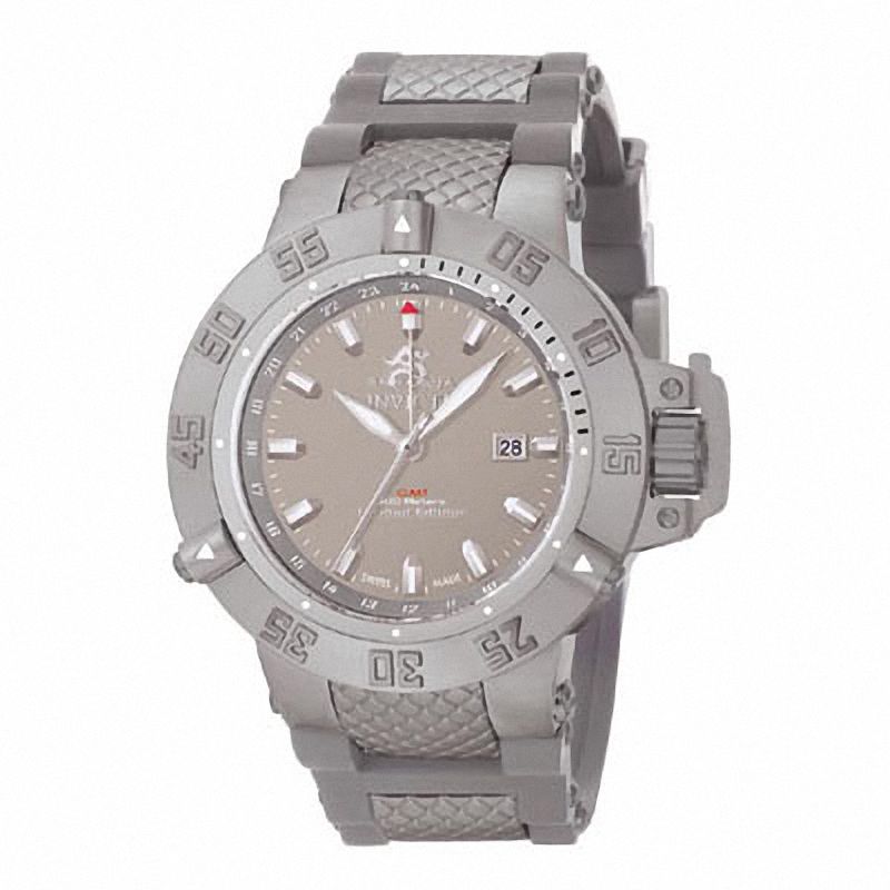 Main Image 1 of Men's Invicta Subaqua Grey Strap Watch with Grey Dial (Model: 0781)